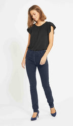 LauRie - Vicky Regular Slim fit. (#23318) - Denim donkerblauw
