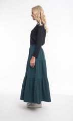 ORIENTIQUE - Corduroy Rok - Mediterranean*