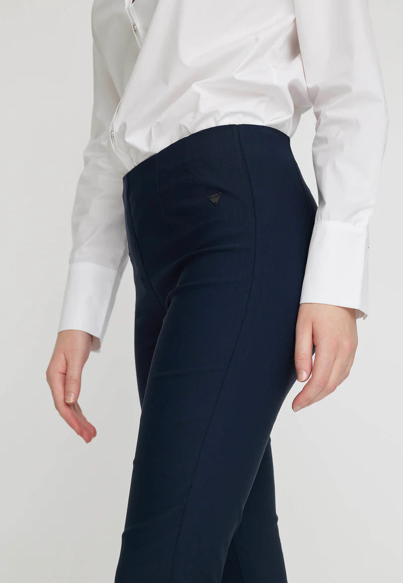 LauRie - Vicky Slim ML (#27016) EcoVero Viscose - Navy