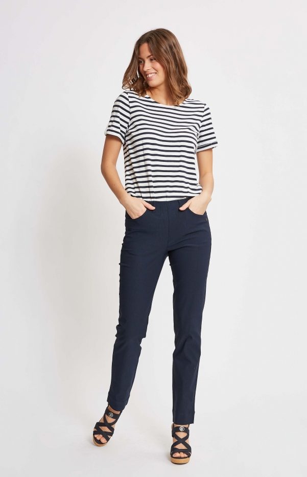 Laurie - Kelly Regular ML (#29714)  EcoVero Viscose - Navy
