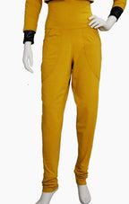 Boris - Broek met zakken, brede tailleband van dikkere viscose "peach" nr. 3088
