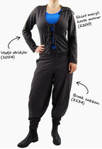 Boris -  Broek "zakken" tricot katoen - nr. 3134
