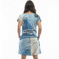 ORIENTIQUE - Katoenen "Reversible" jurk Alberobello - Maat XS