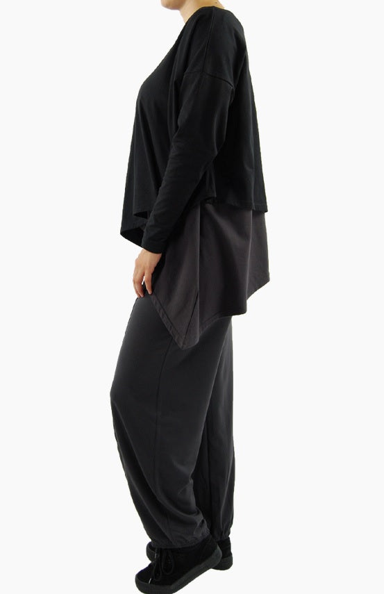 Boris - Broek Elastiek zwart - nr. 3148