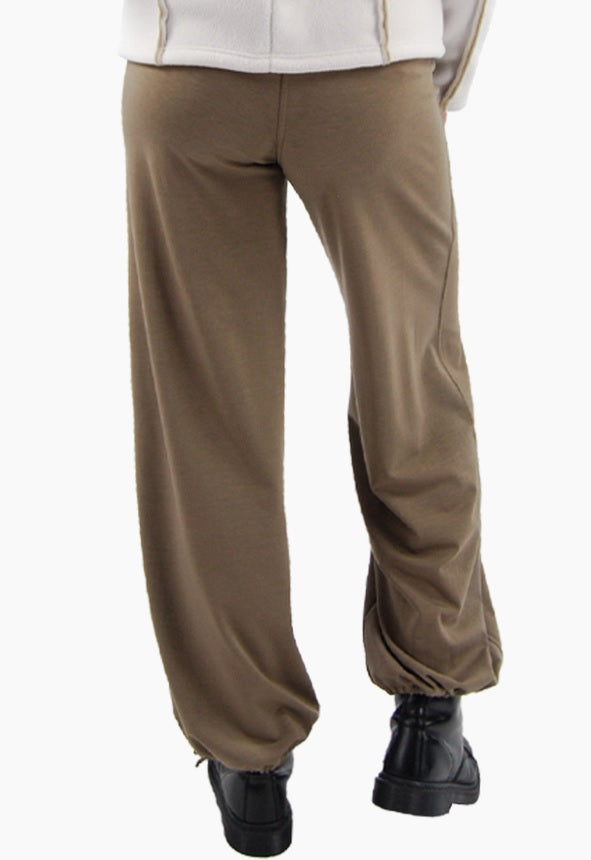Boris - broek wijd 'dikkere' viscose "Peach"- nr. 3197