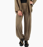 Boris - broek wijd 'dikkere' viscose "Peach"- nr. 3197
