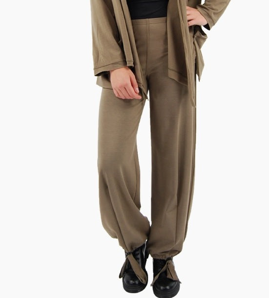 Boris - broek wijd 'dikkere' viscose "Peach"- nr. 3197