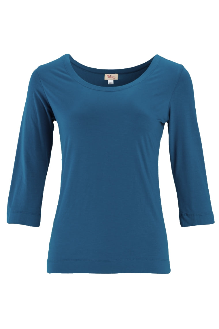 HeArt - Basic shirt 3/4 mouw - Petrol 10