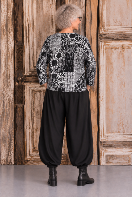 Normal Crazy Short jacket P/W zwart/wit