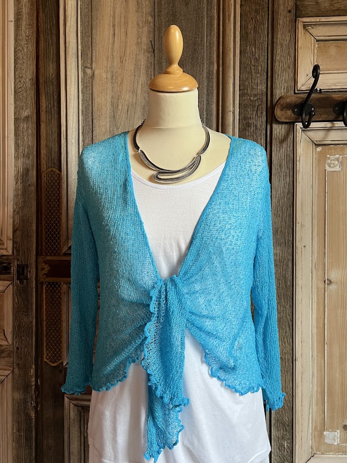 Normal Crazy - Vestje Ikat - #4 turquoise