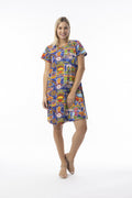 ORIENTIQUE - Wyndham Jurk shift 20145 - Print