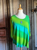 Angel Circle - Blouse Batik KT1377T - Groen