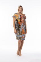 ORIENTIQUE - Wyndham Jurk shift 20145 - Print