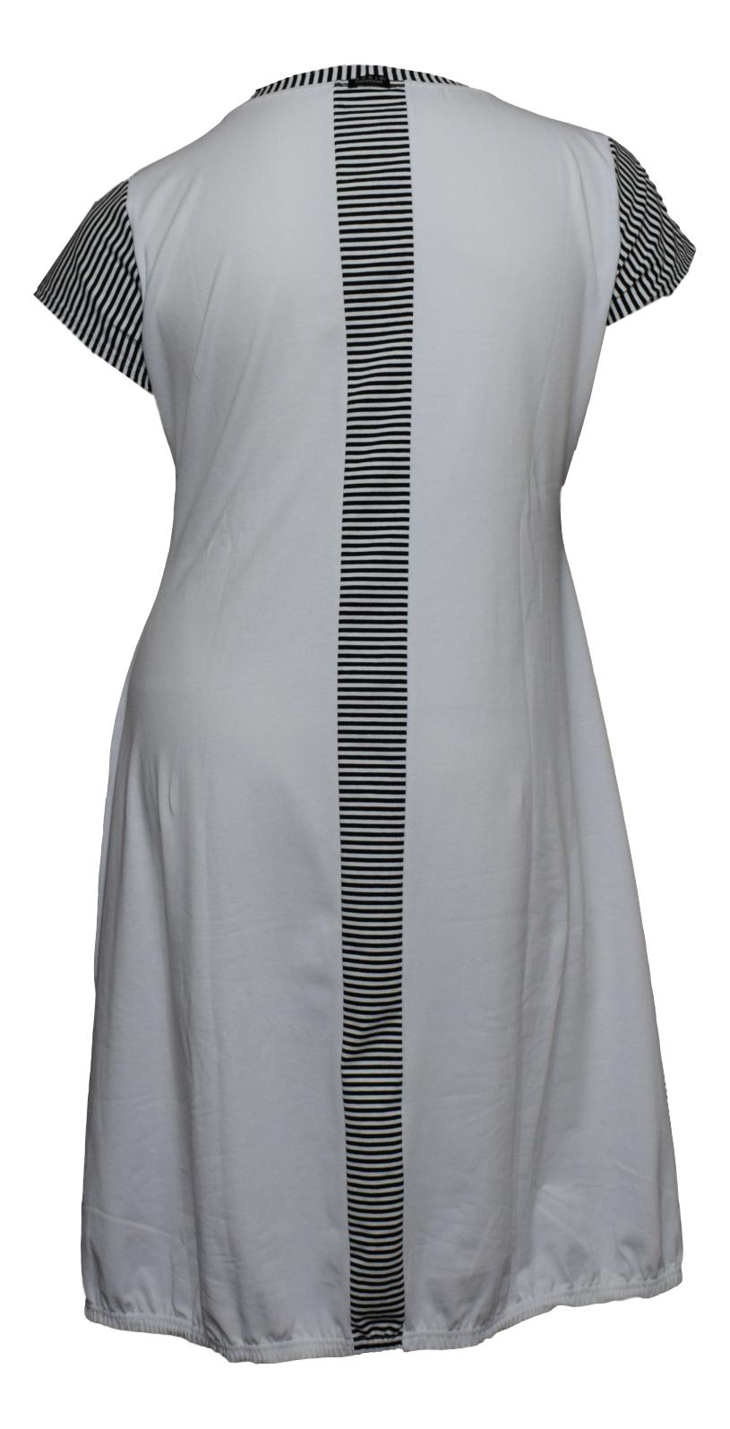 Boris - Jurk / Tuniek Combi Streep Korte Mouw - nr. 4210