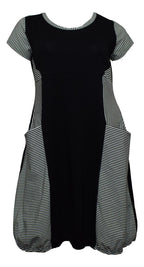 Boris - Jurk / Tuniek Combi Streep Korte Mouw - nr. 4210