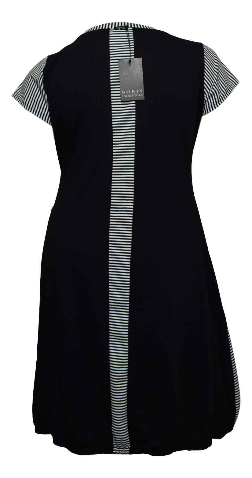 Boris - Jurk / Tuniek Combi Streep Korte Mouw - nr. 4210