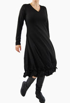 Boris - Jurk knoopjes viscose "peach" - nr. 4216
