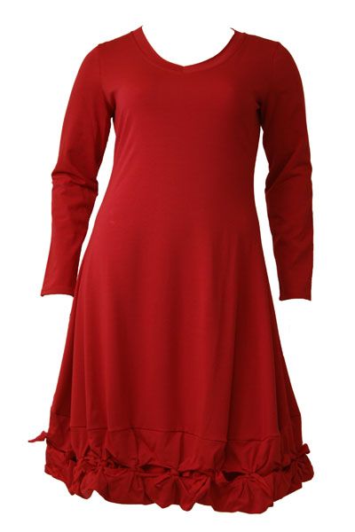Boris - Jurk knoopjes viscose "peach" - nr. 4216
