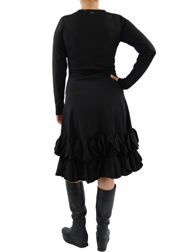 Boris - Jurk cirkels dikkere viscose - nr. 4217 Rood