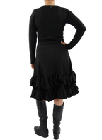 Boris - Jurk cirkels dikkere viscose - nr. 4217 Rood