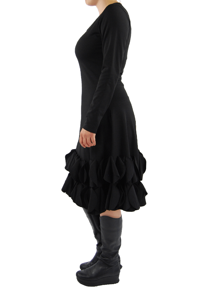 Boris - Jurk cirkels dikkere viscose - nr. 4217 Rood