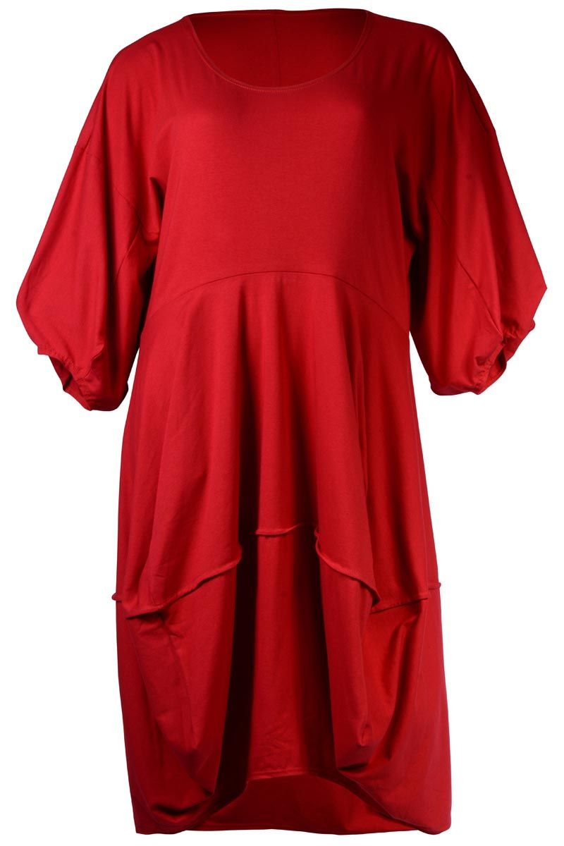 Boris - Wijde jurk stiksel - nr. 4235 Rood