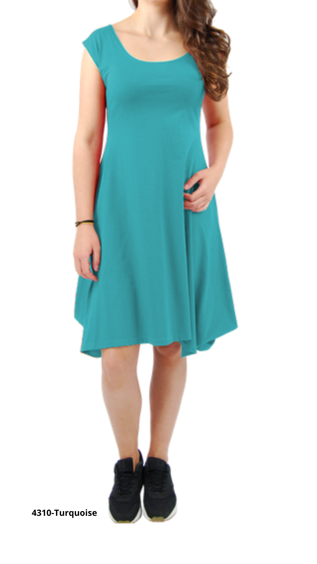 Boris - Mouwloze zomerjurk in diverse uni kleuren - nr. 4310