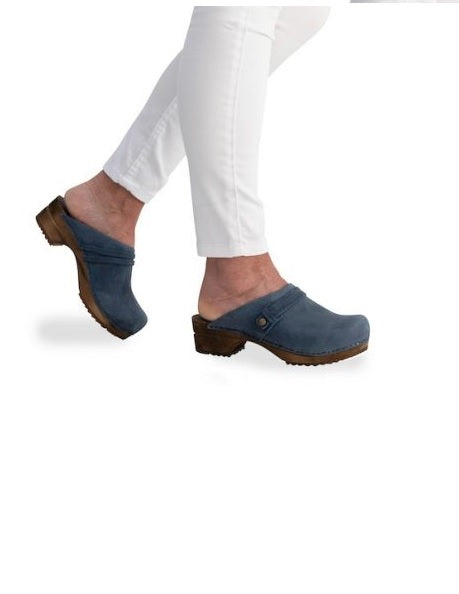 Sanita - klompen Ursana blauw - Maat 37 & Maat 41