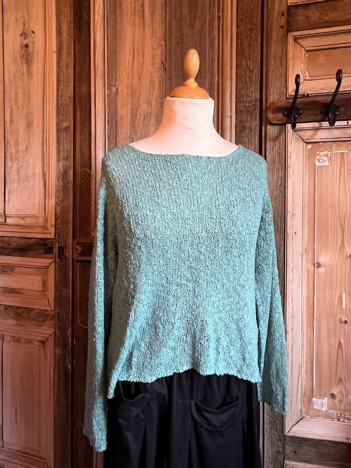 Normal Crazy - Trui Walnut - #48 Licht zeegroen