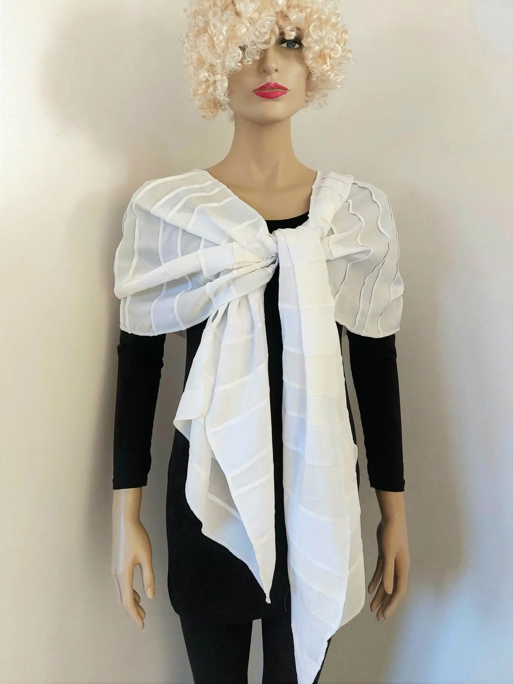Liz & Joe - Extra Large viscose sjaal - Naturel