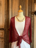 Normal Crazy - Vestje Ikat - #5 Bordeaux rood