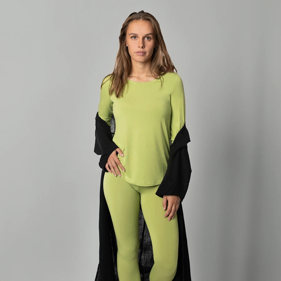 365 Apparel - Basic Shirt long - Lemon