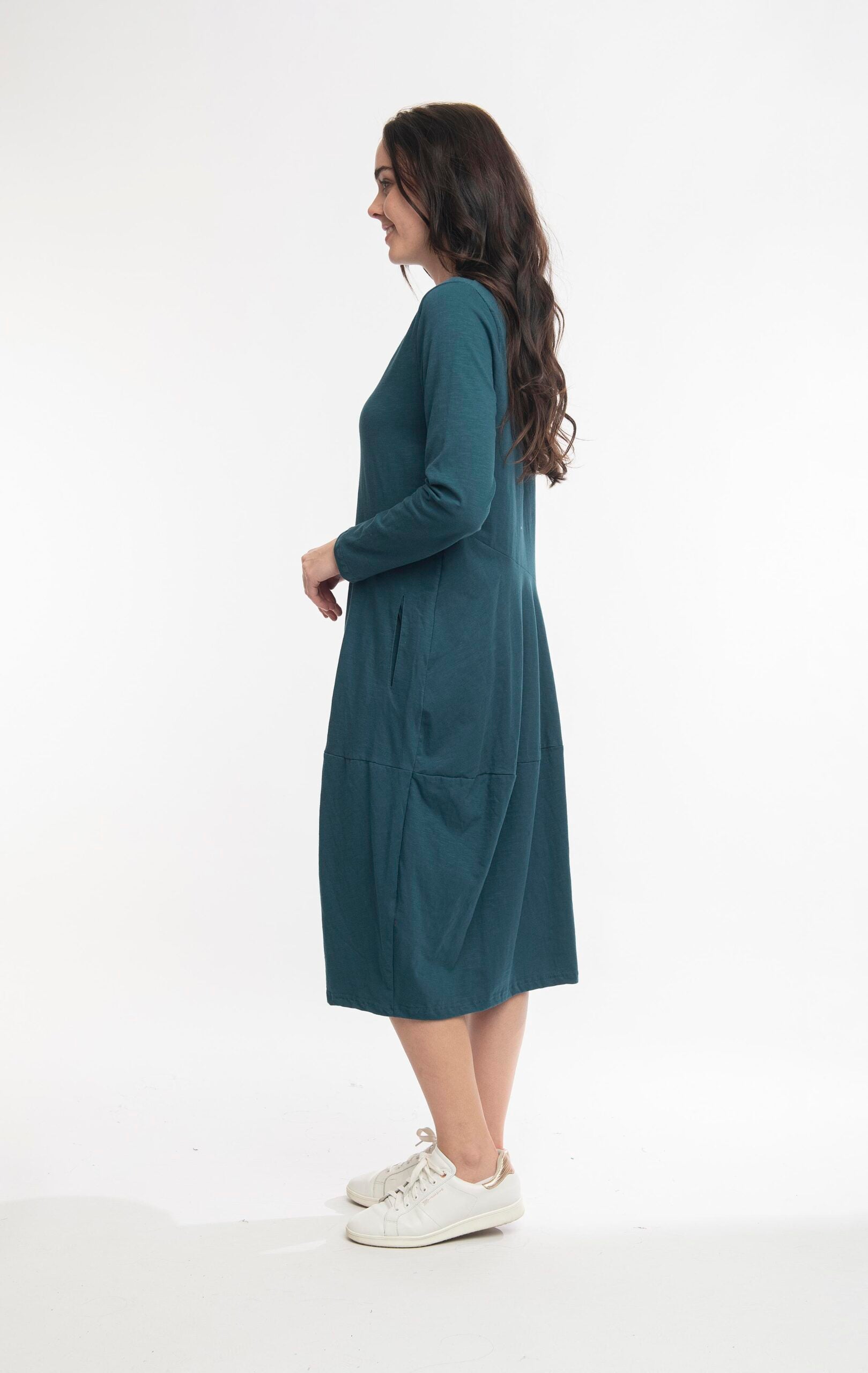 ORIENTIQUE - Basis jurk - Mediterranean - Maat 46 *