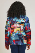 ORIENTIQUE - Jacket Zip - Night Boats