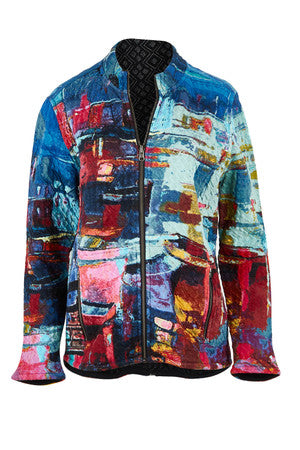 ORIENTIQUE - Jacket Zip - Night Boats