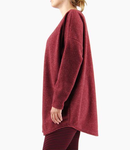 Boris - Trui lang fleece mêlee -  nr. 6125