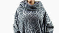 Boris - Hangcol trui fleece melee Print - nr. 6126