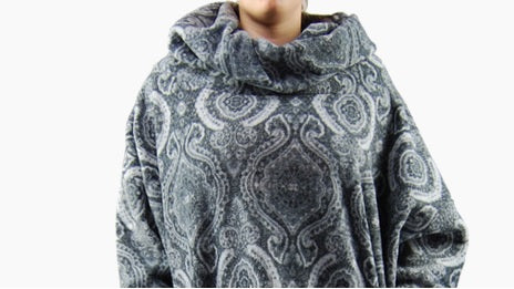 Boris - Hangcol trui fleece melee Print - nr. 6126