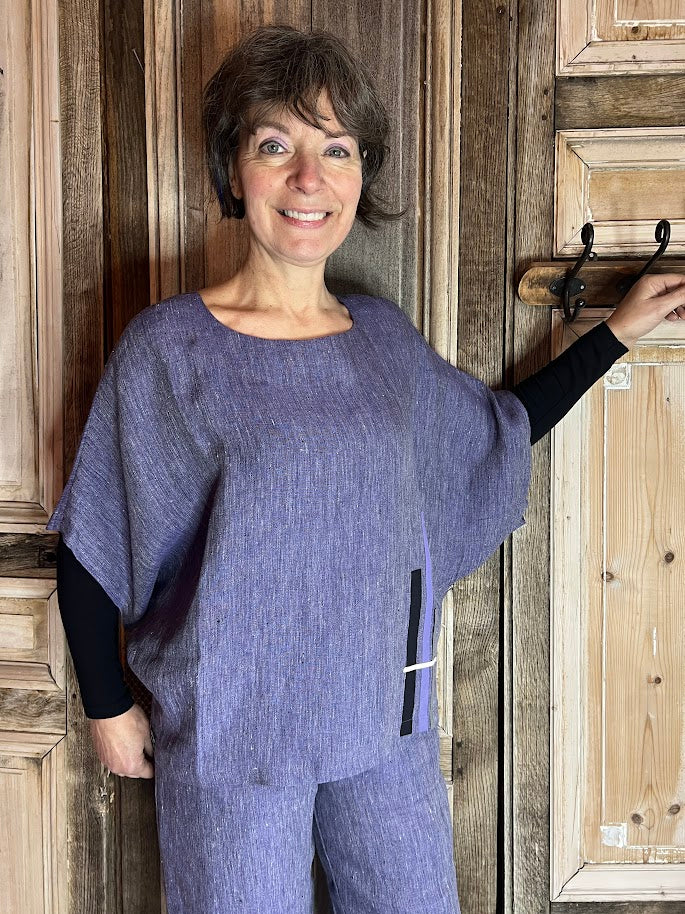 Geesje Sturre - Linnen Top 616352  - Lavendel 44