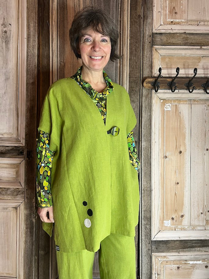 Geesje Sturre - Gilet #616553 - Lime groen 674