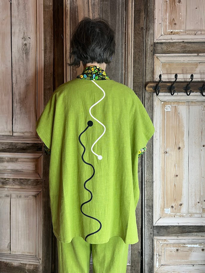 Geesje Sturre - Gilet #616553 - Lime groen 674