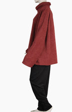 Boris - A-lijn trui fleece mêlee - nr. 6170