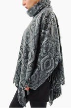 Boris -  Poncho trui print - nr. 6189