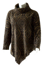 Boris -  Poncho trui print - nr. 6189