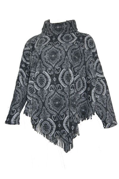 Boris -  Poncho trui print - nr. 6189