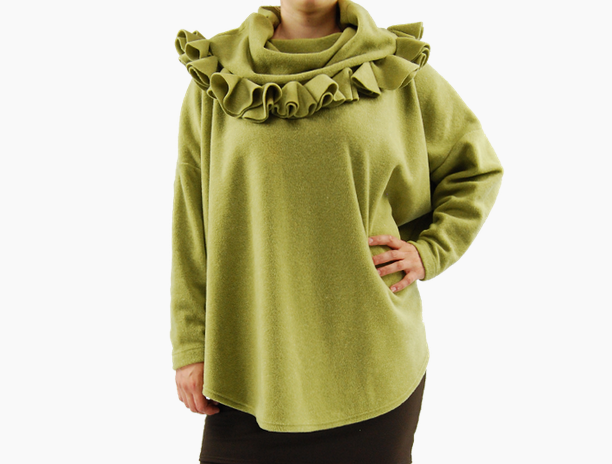 Boris - Trui klokjes Fleece mêlee uni - nr. 6199
