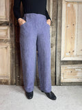 Geesje Sturre - Linnen broek - Gemêleerd Lavendel #44