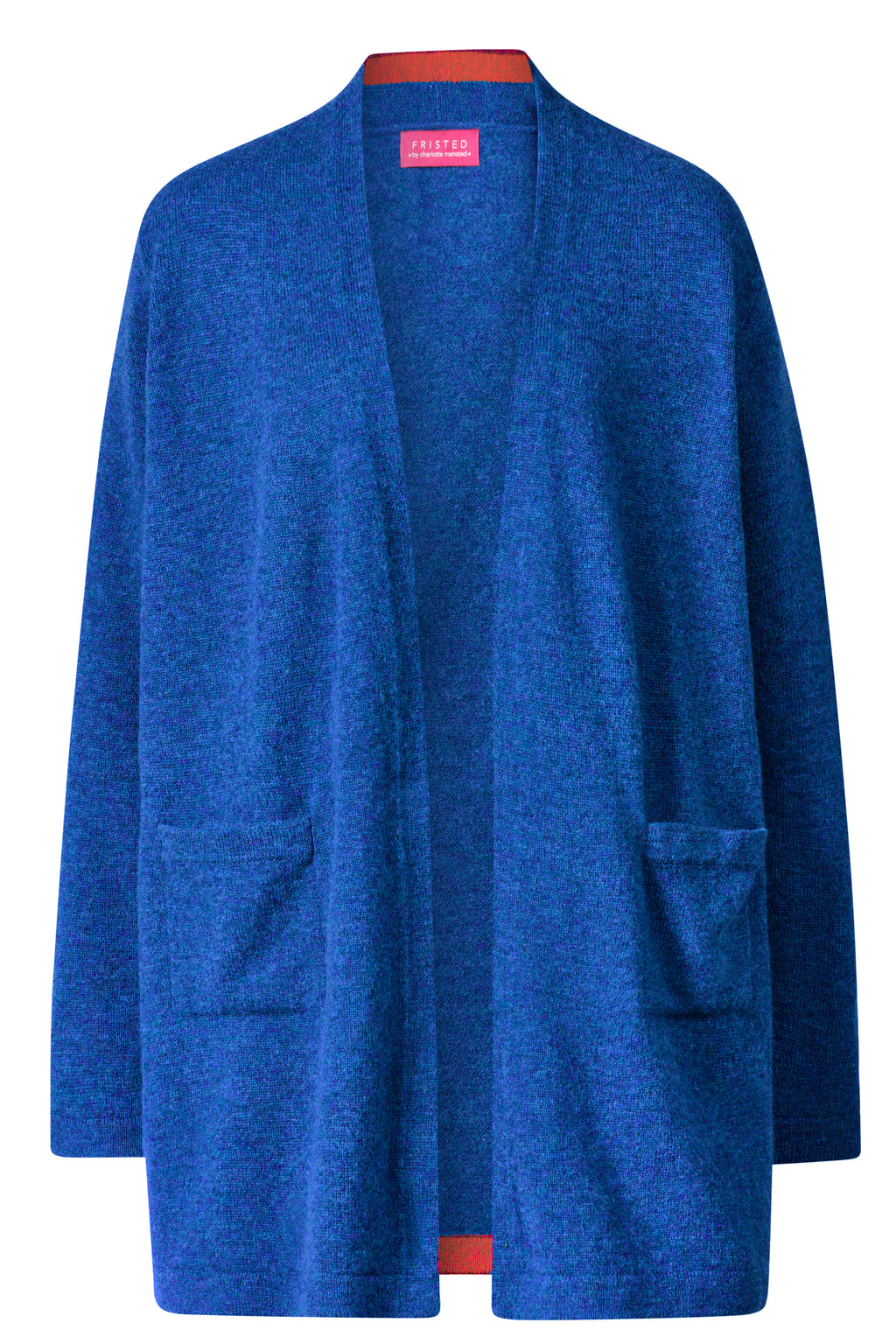Himalaya Jas Moe in de kleur Indigo, productfoto op witte achtergrond