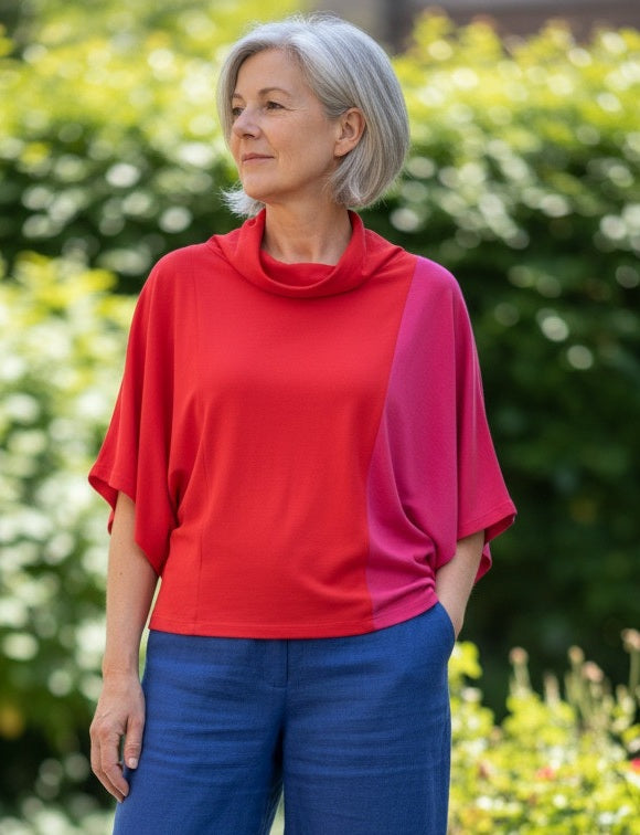 Geesje Sturre - Blouson #663751  - Kleur 131-132 Rood/Magenta