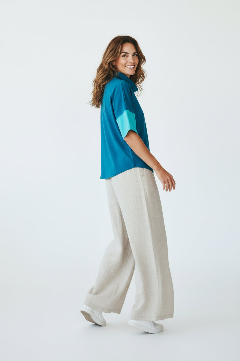 Geesje Sturre - Blouson #663854 met Kol  - Kleur 126-129-130